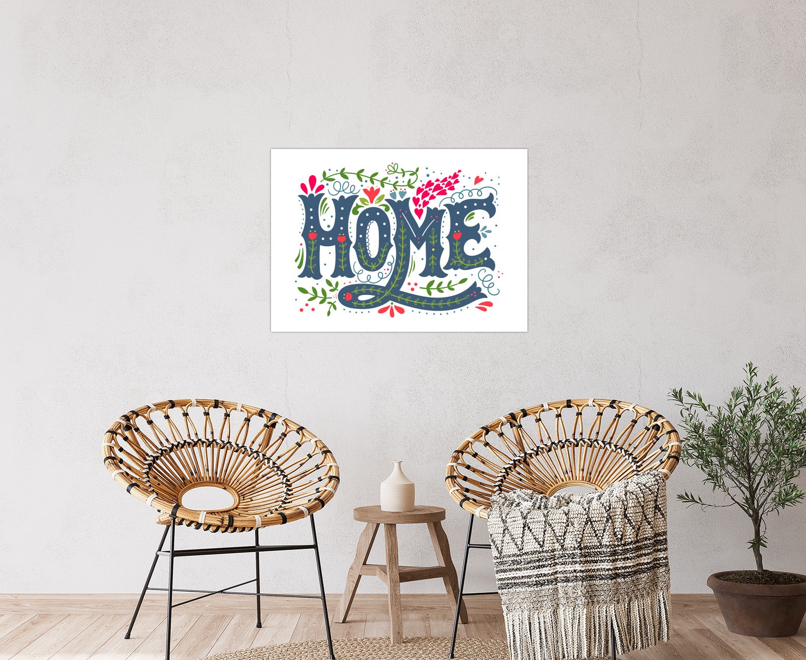 Wall Art Printing with (Home)