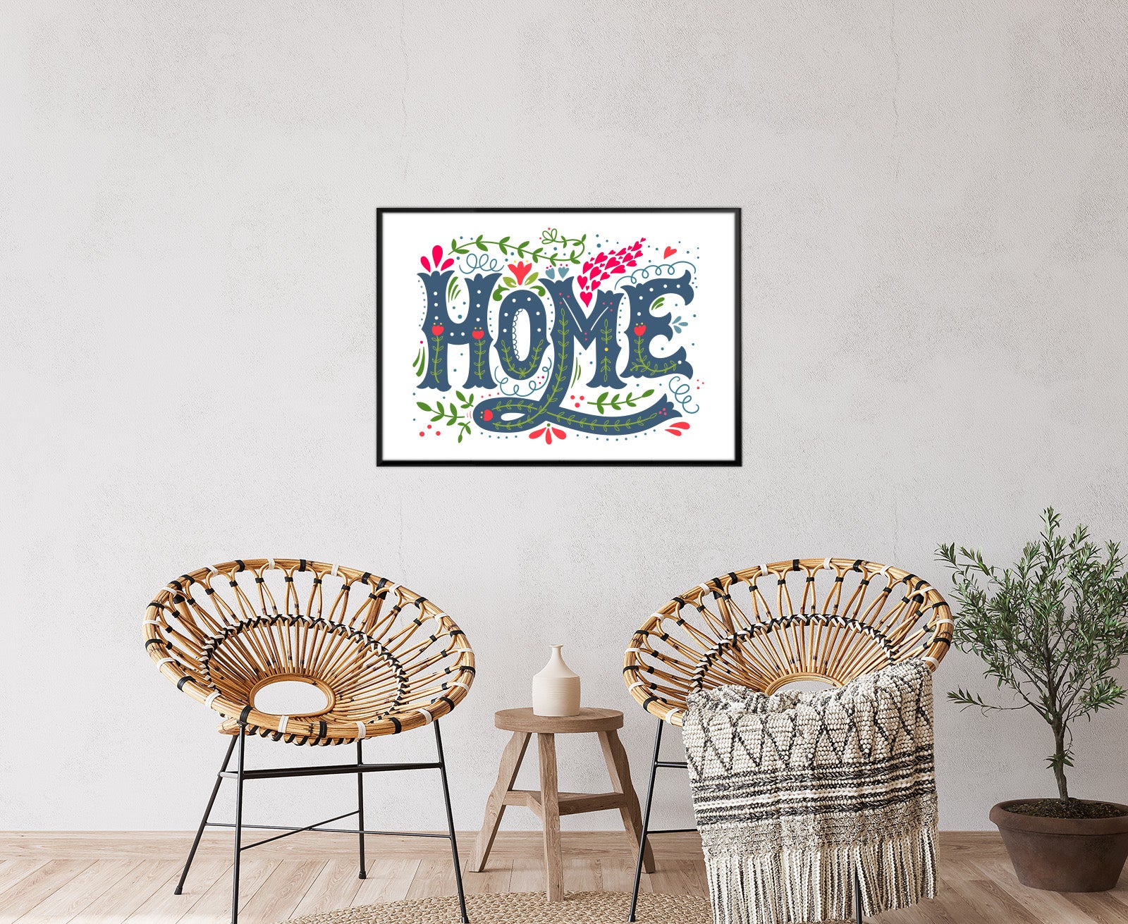 Wall Art Printing with (Home)