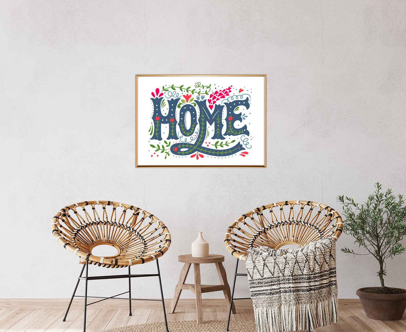 Wall Art Printing with (Home)