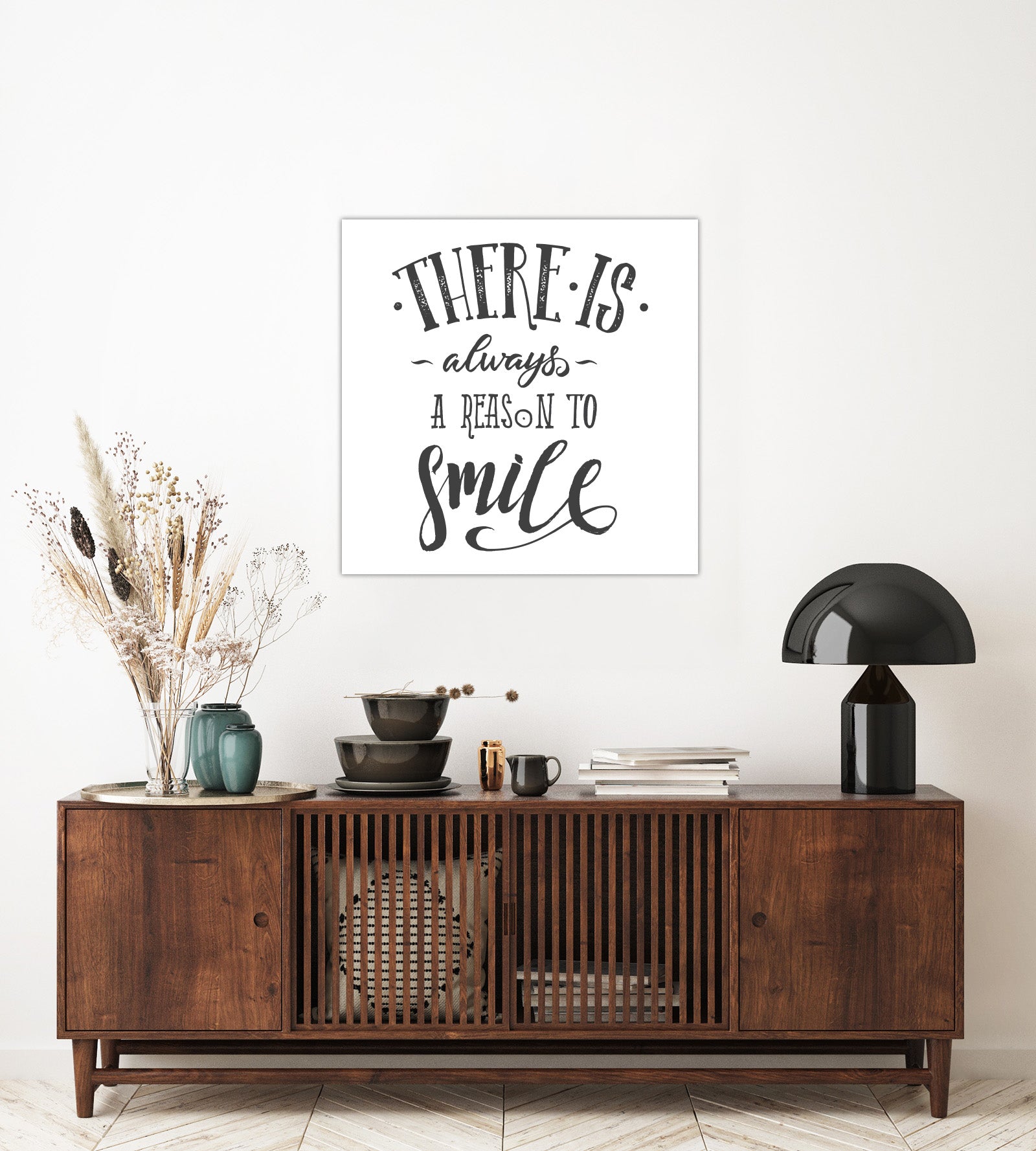 Quote Wall Art (There is Always a Reason to Smile)