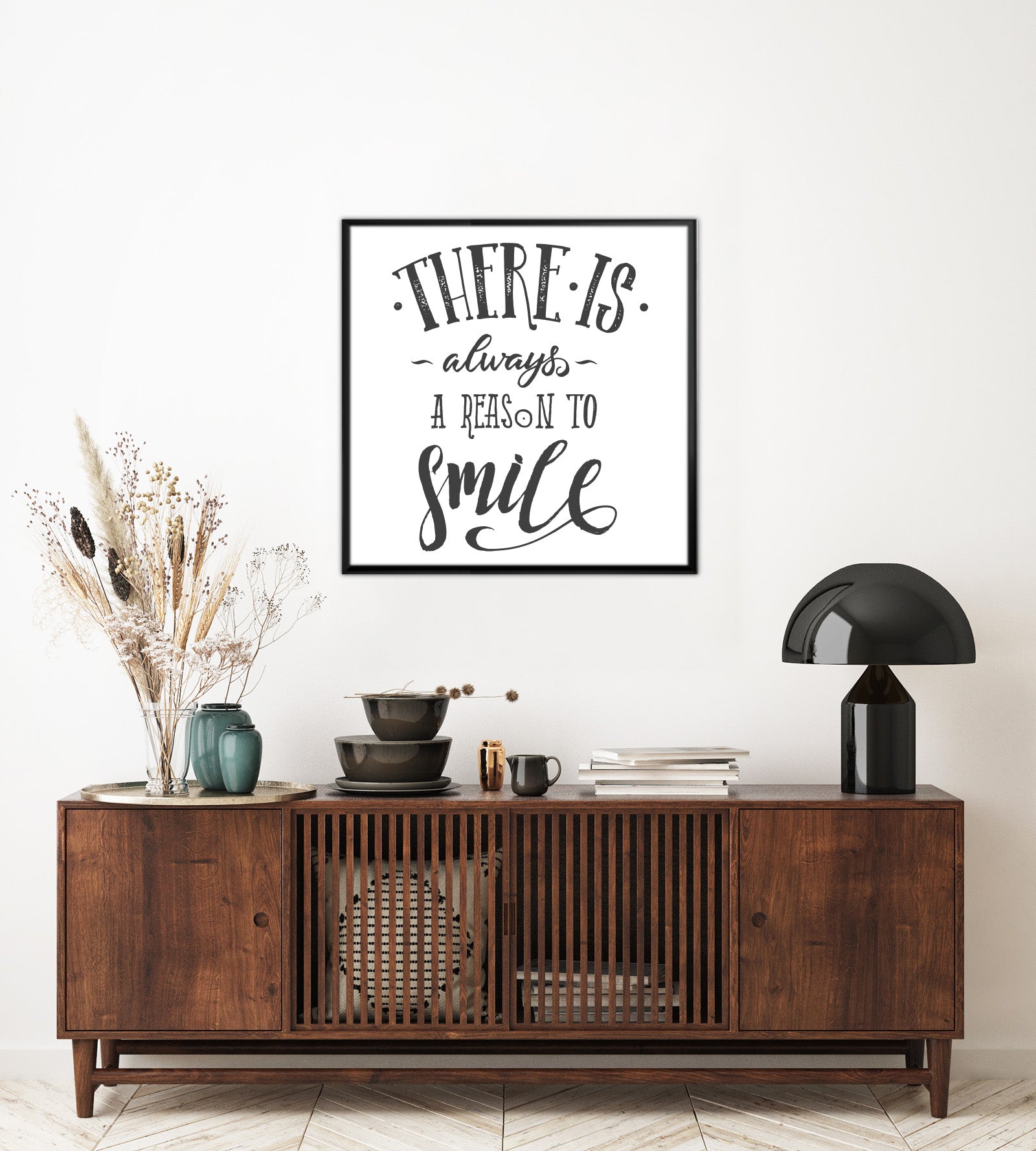 Quote Wall Art (There is Always a Reason to Smile)