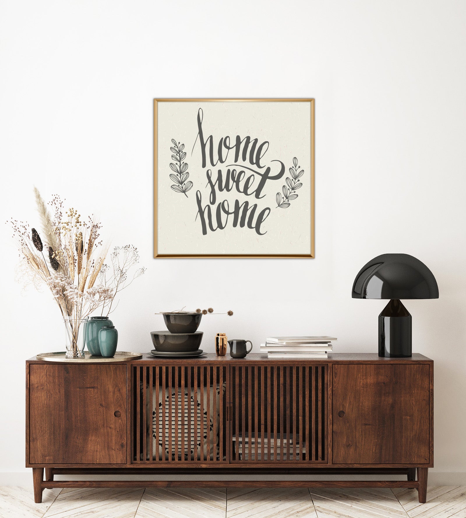 Quote Wall Art (Home Sweet Home)