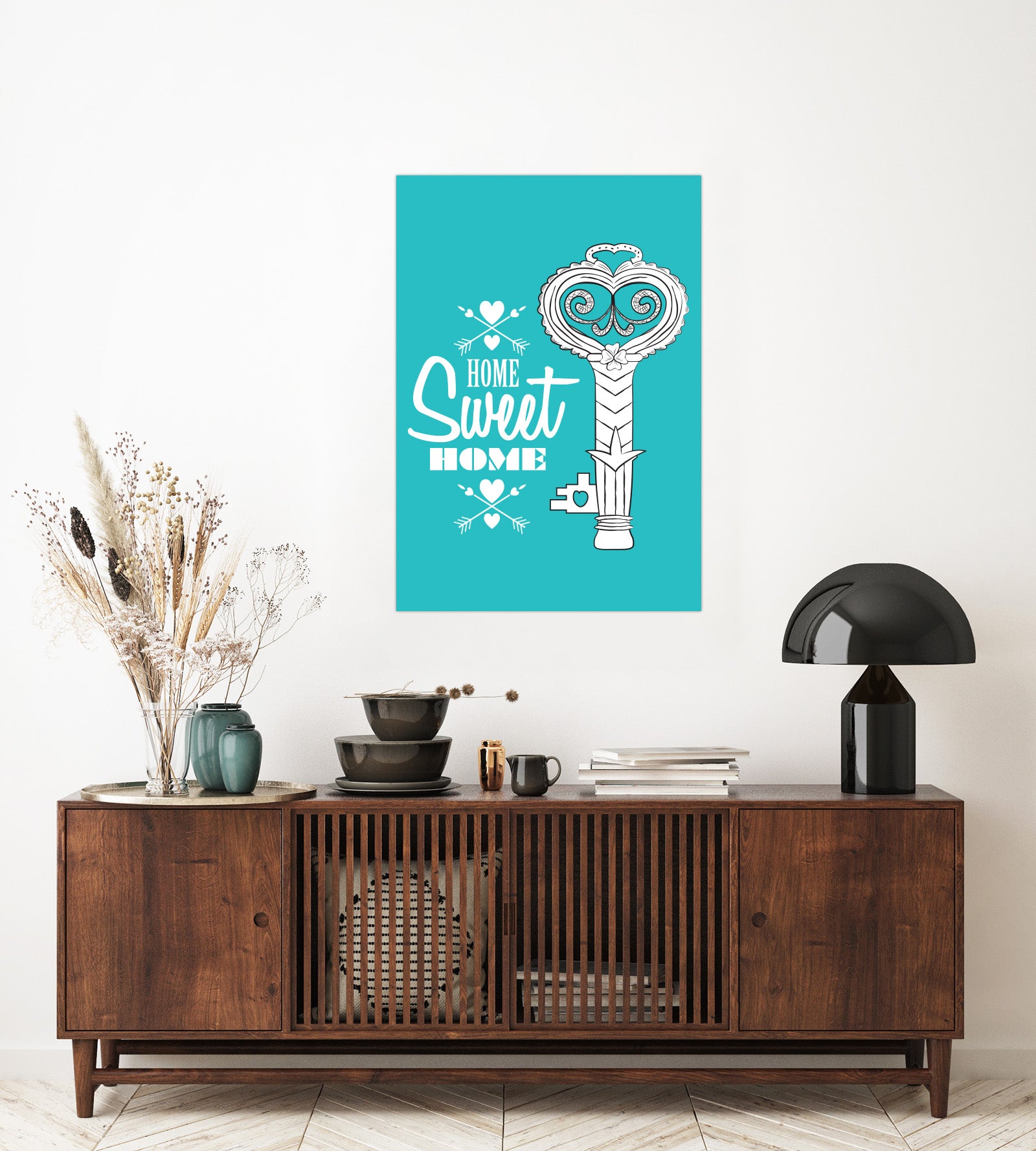 Quote Wall Painting (Home Sweet Home)