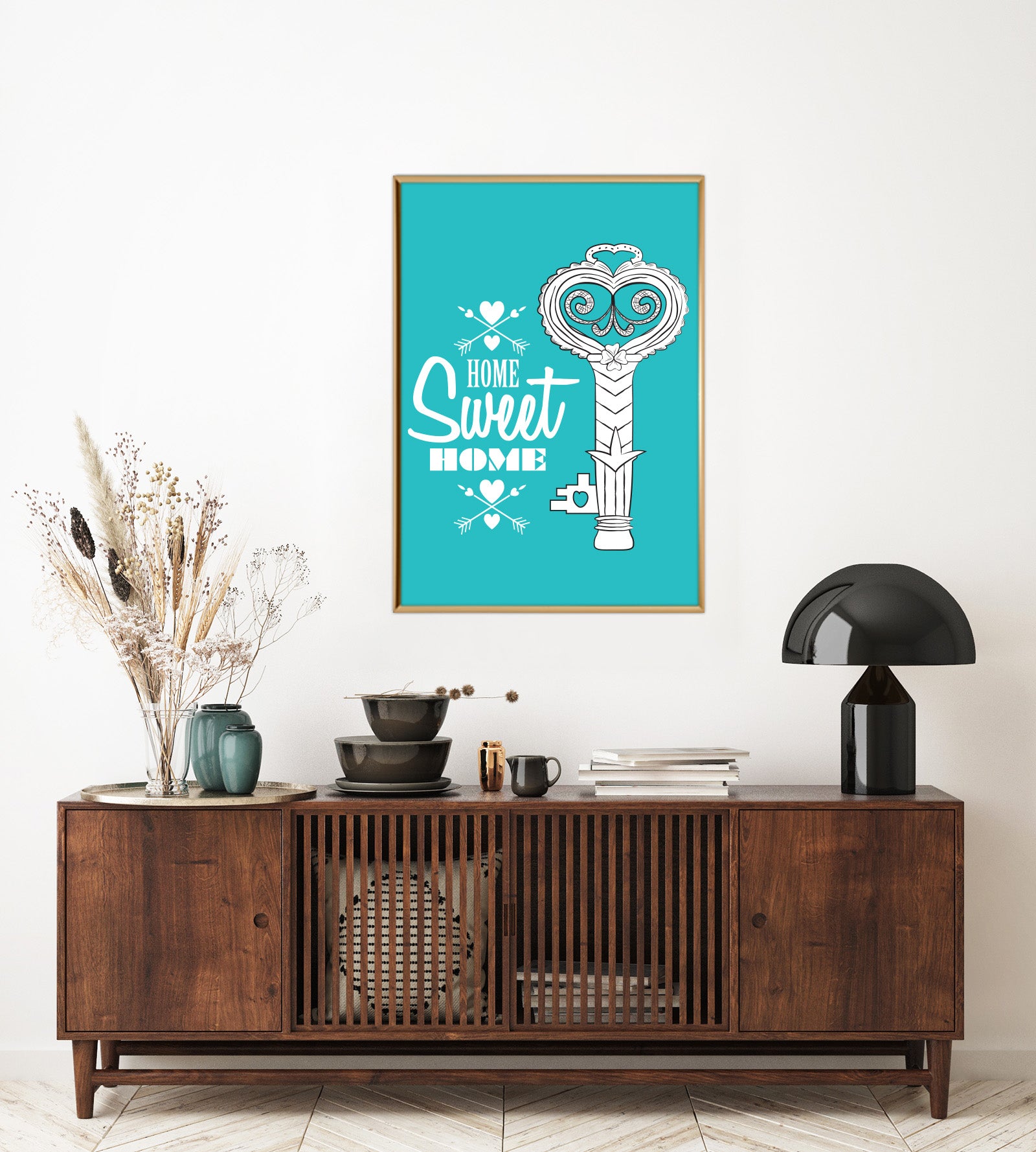 Quote Wall Painting (Home Sweet Home)