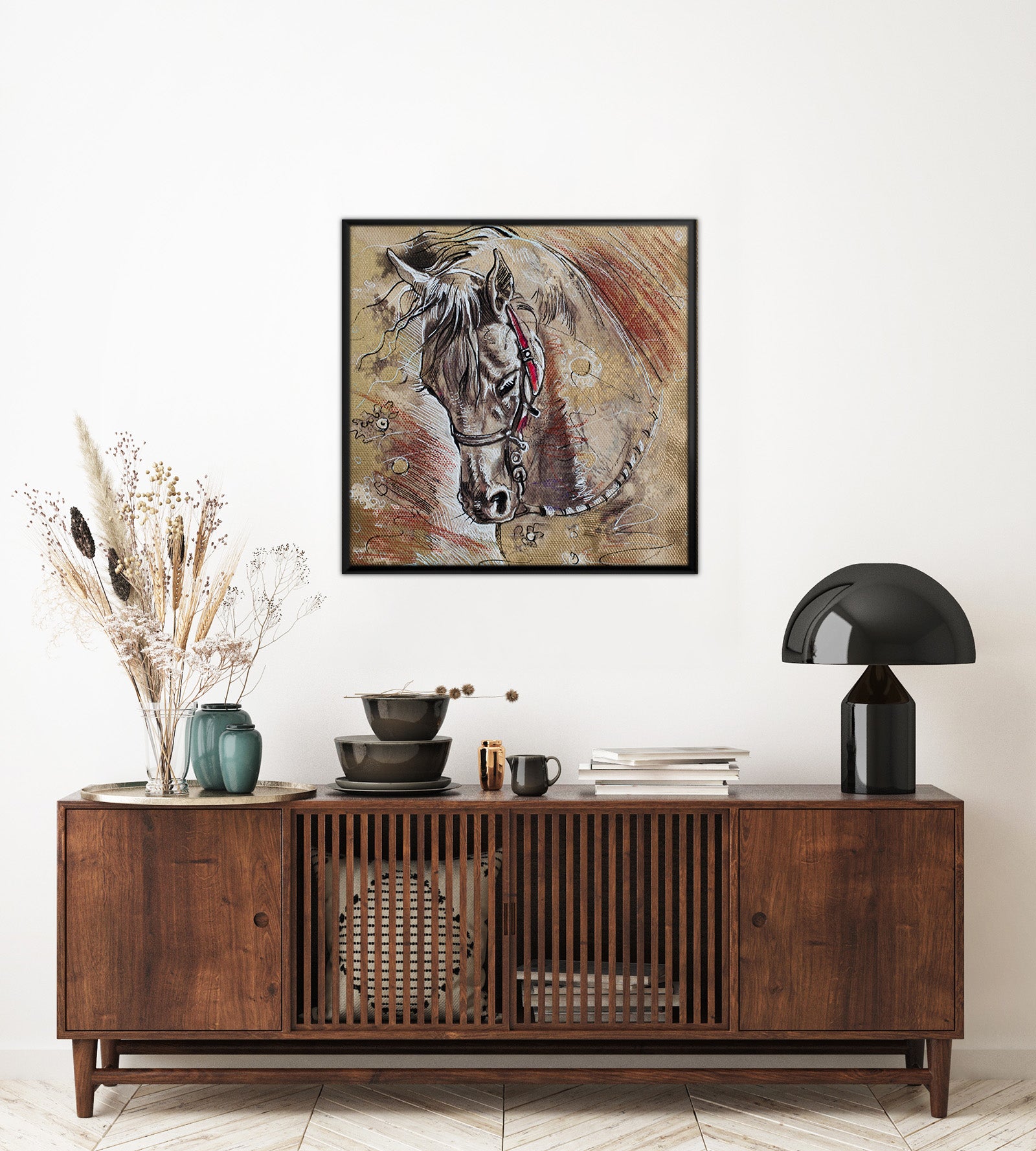 large canvas wall art (Horse)