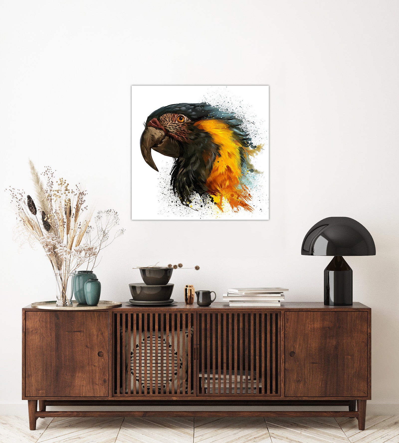 wall print (Parrot)