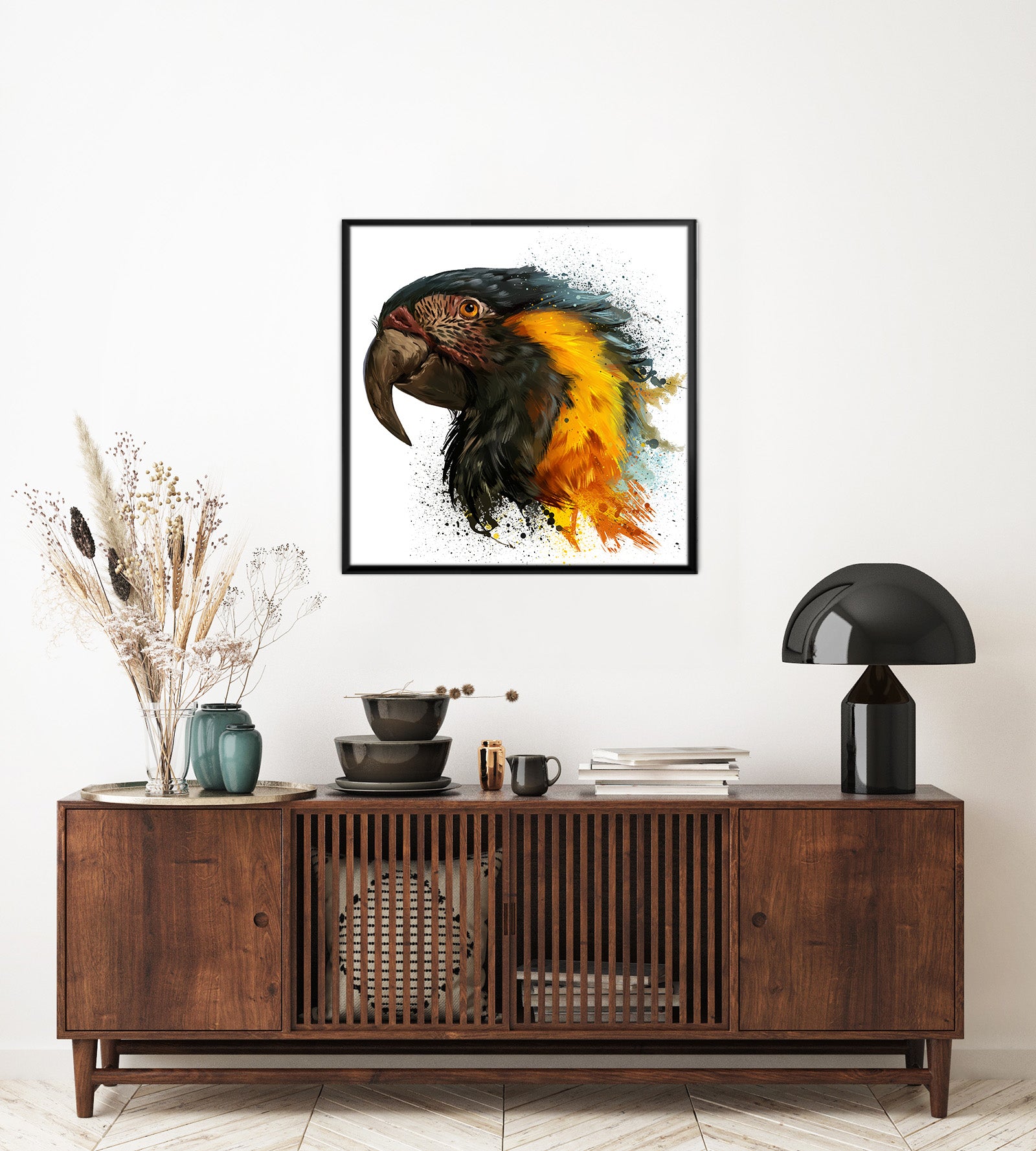 wall print (Parrot)