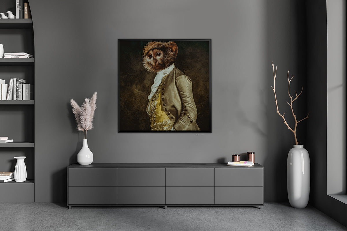 Canvas Wall Art (Chimpanzee)