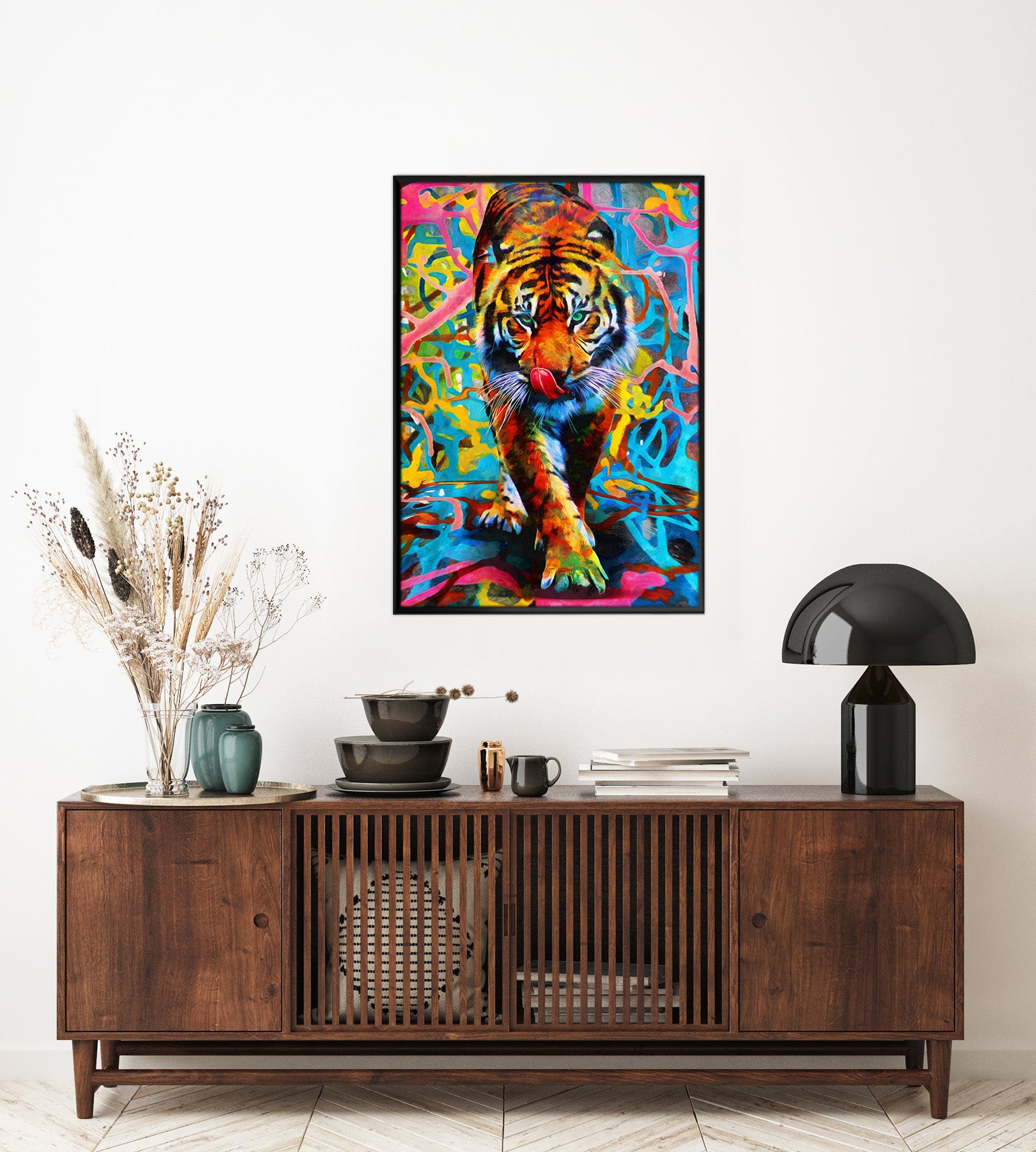 digital canvas wall art (tiger)