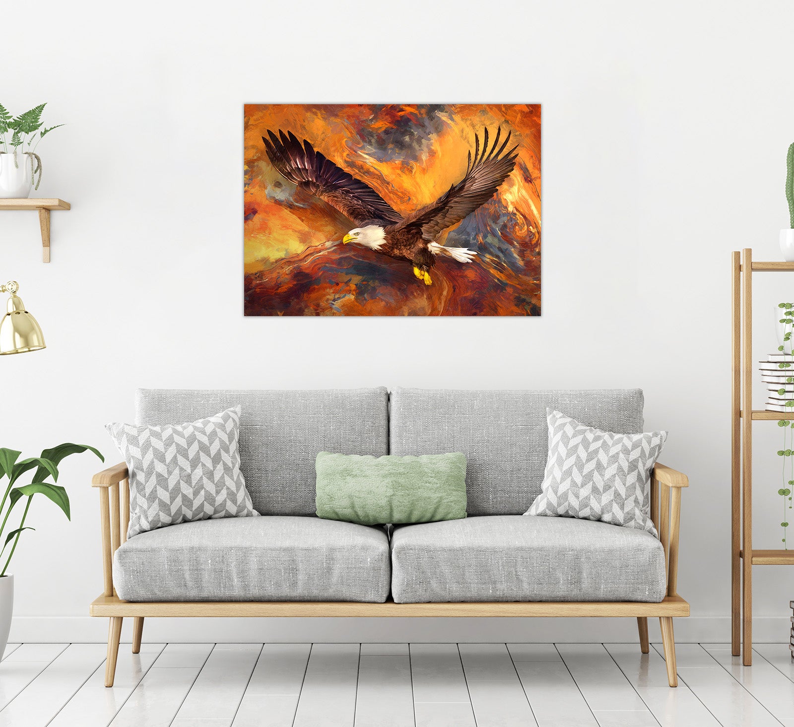 Digital Art Wall Painting (Eagle)