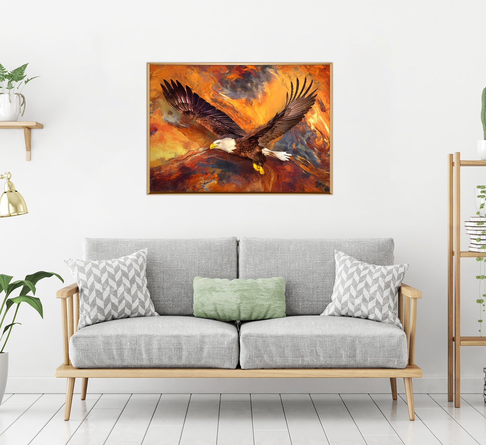 Digital Art Wall Painting (Eagle)