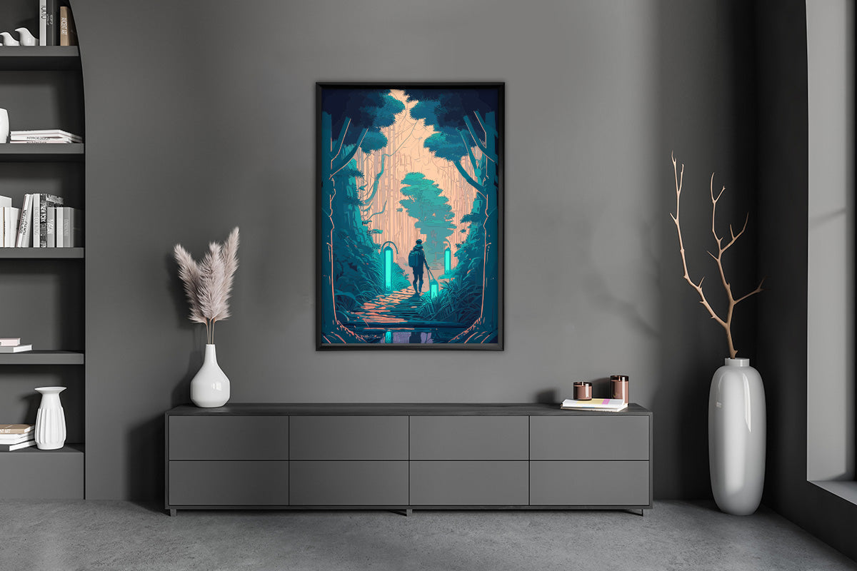 Abstract Wall Art (Woods)