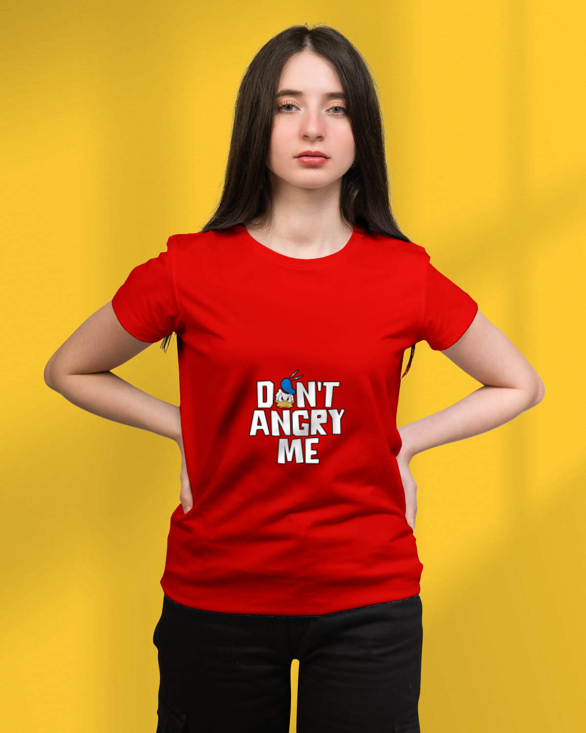 Women's T-shirt (Don't Angry Me)