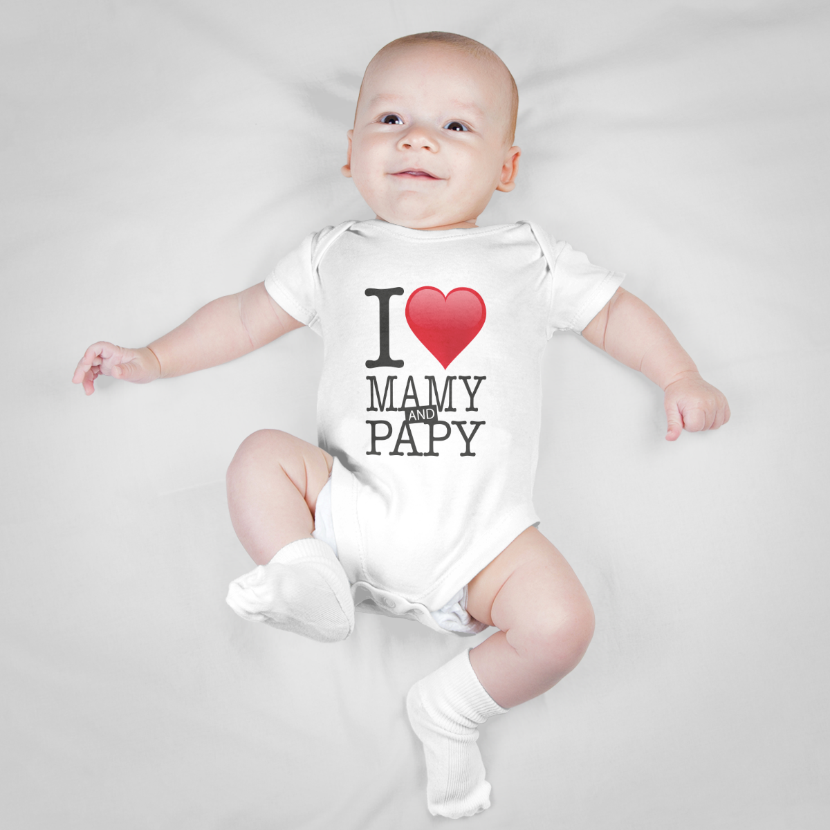 Baby Romper (I Love Mamy Papy)