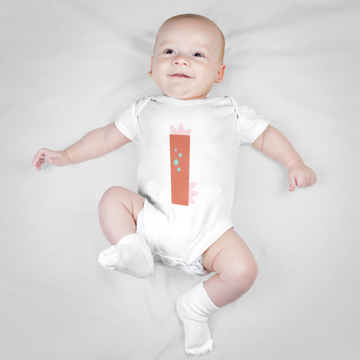 Baby Romper (Letter I)