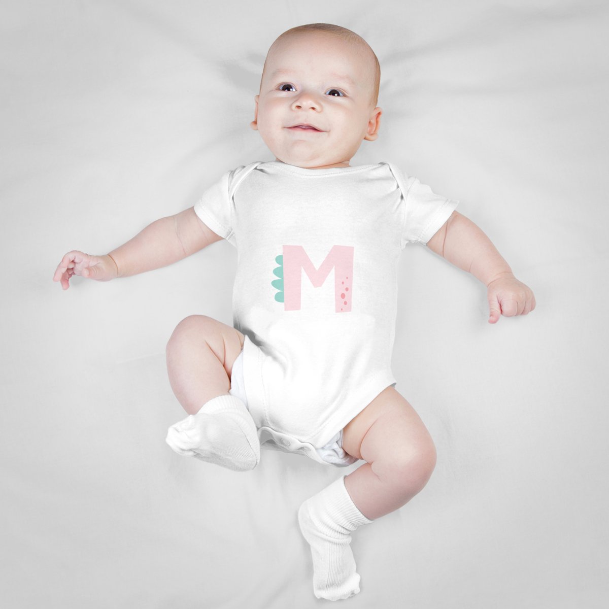 Baby Romper (Letter M)