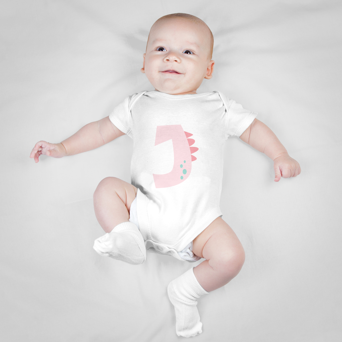 Baby Romper (Letter J)