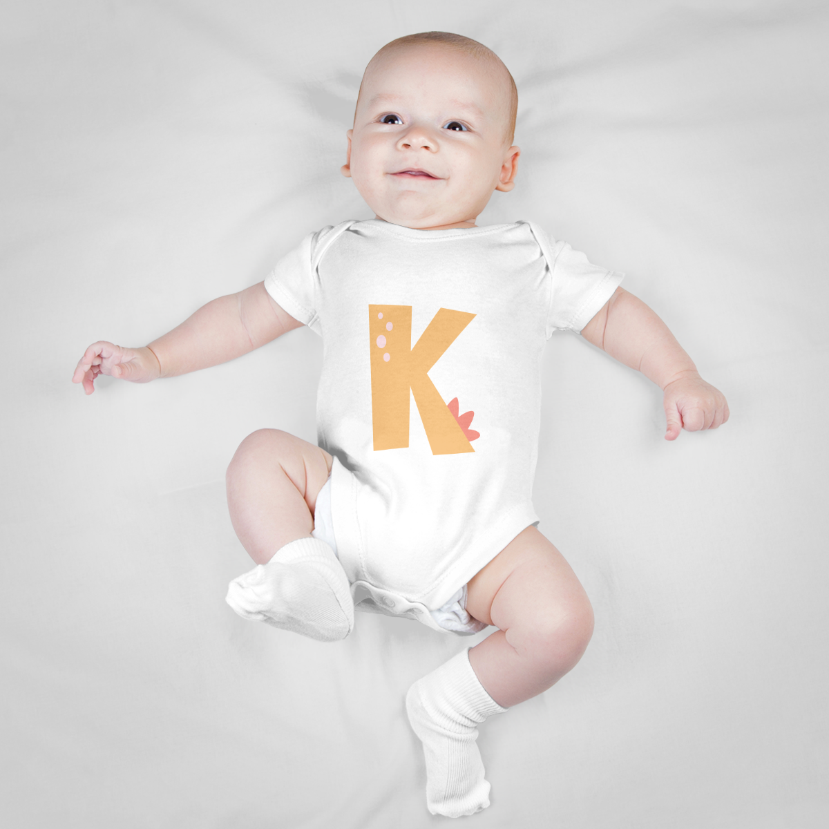 Baby Romper (Letter K)