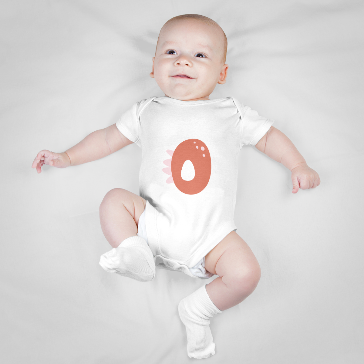 Baby Romper (Letter O)