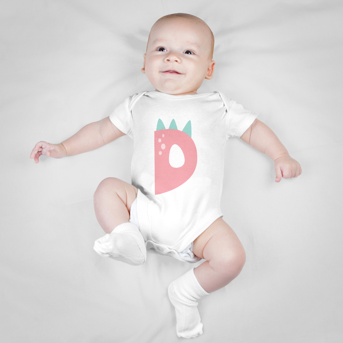 Baby Romper (Letter D)