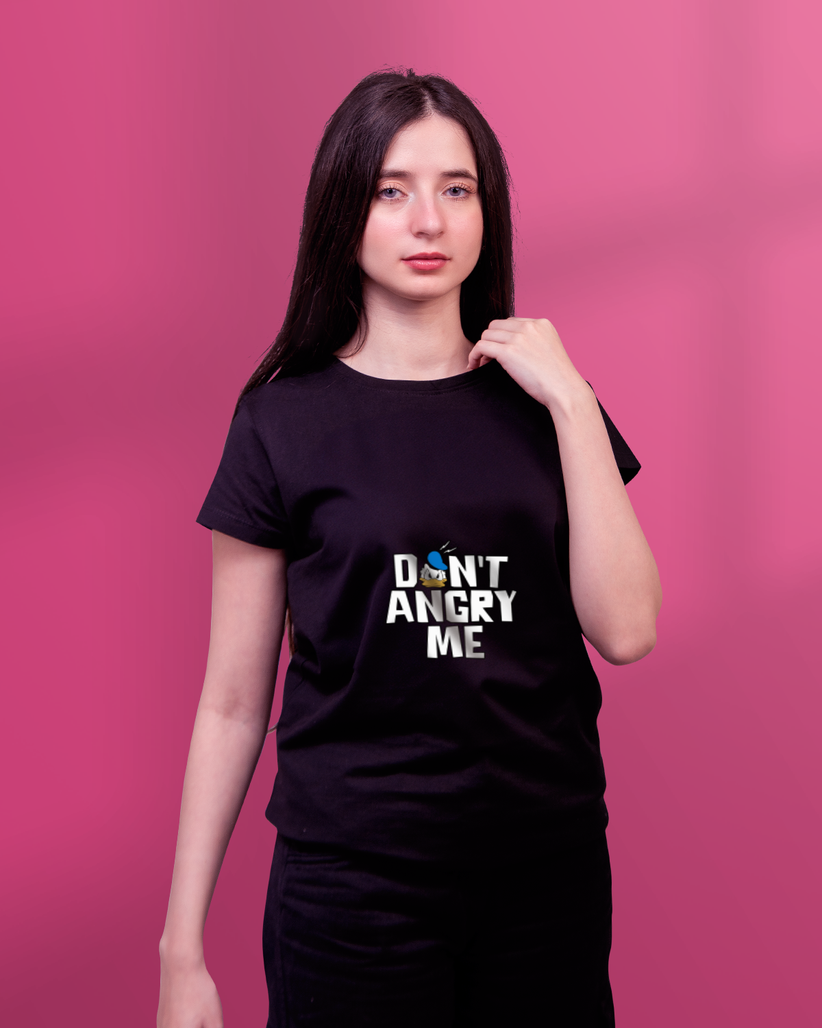 Women's T-shirt (Don't Angry Me)