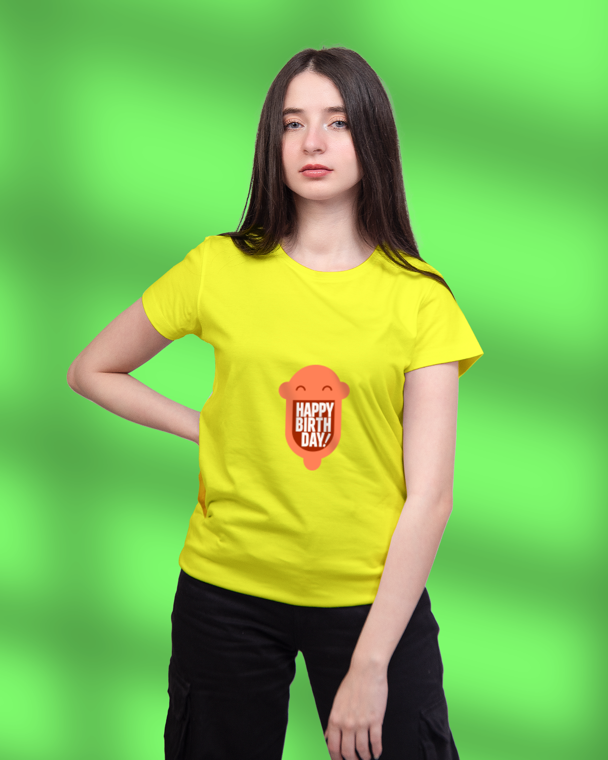 Women's T-Shirt (Happy Birth Day)