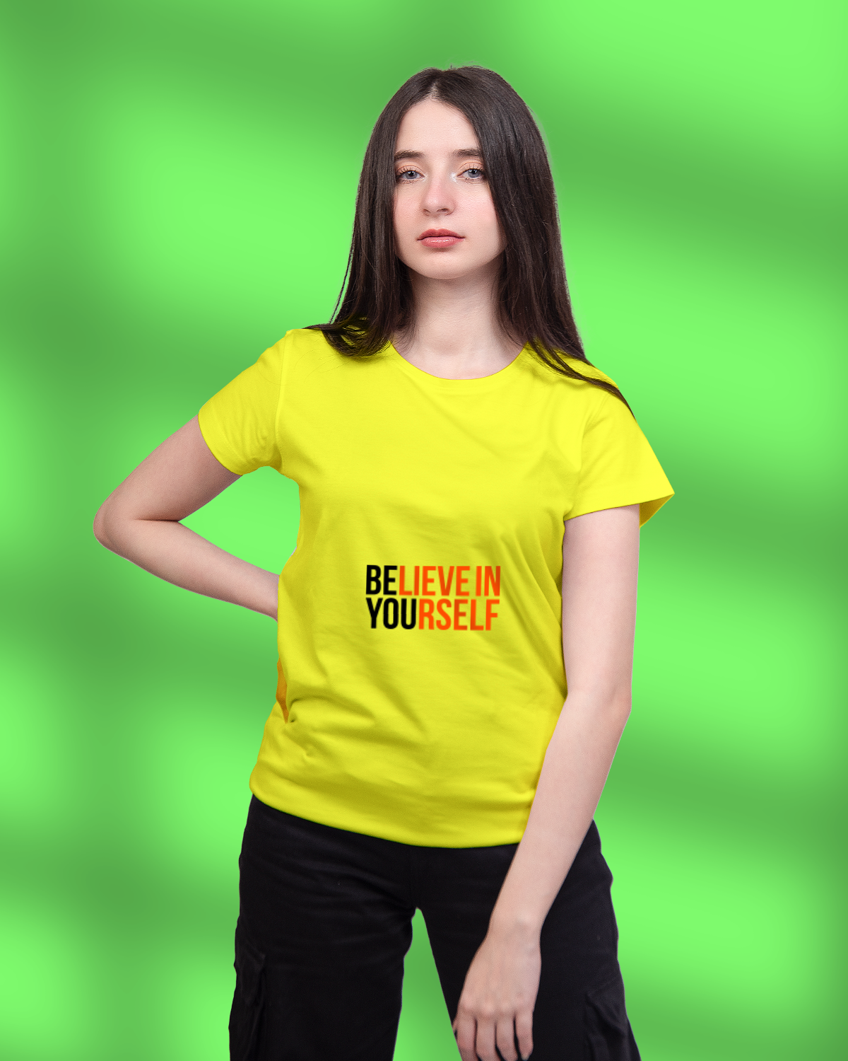 T-shirt For Women (Be Lieve In Yourself)