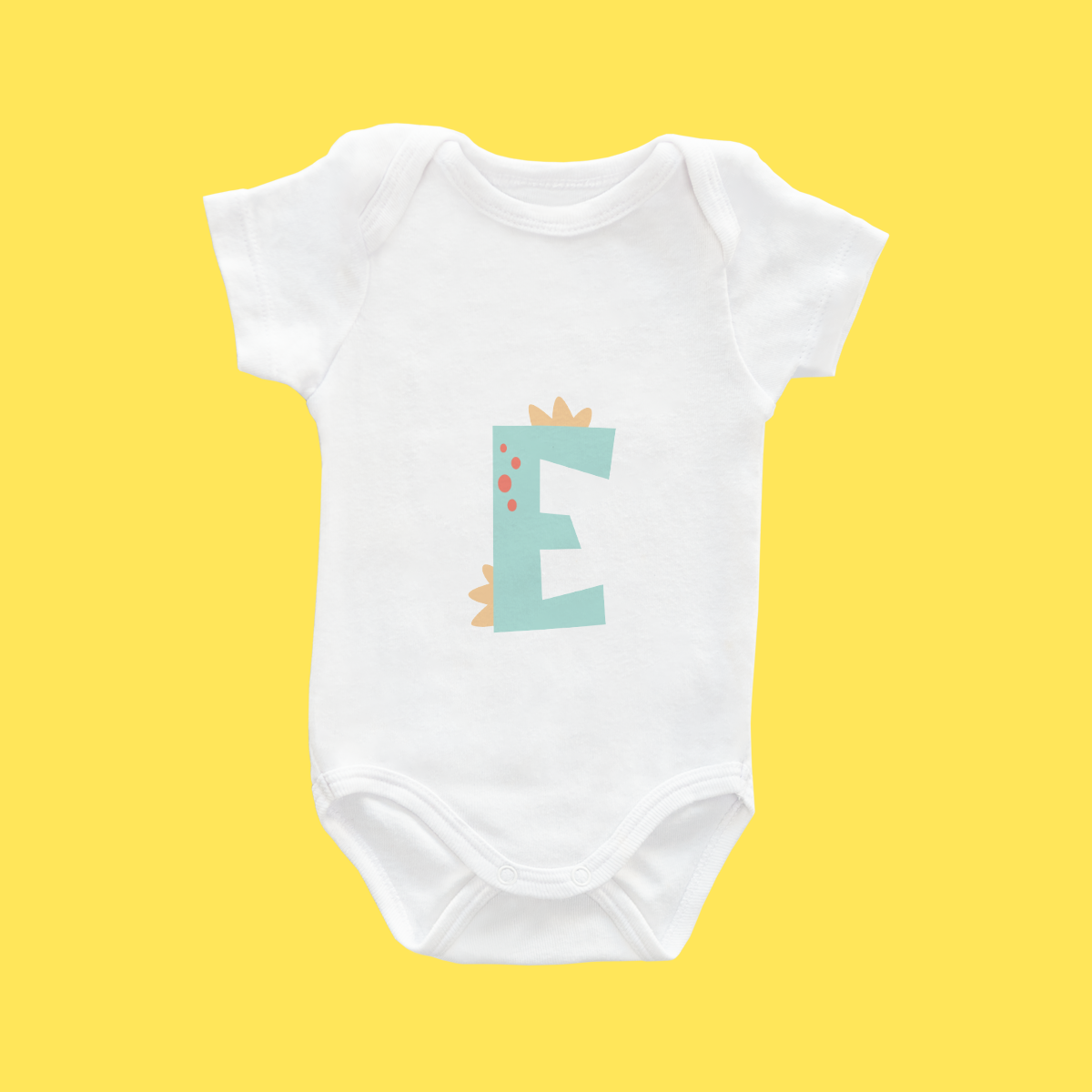 Baby Romper (Letter E)