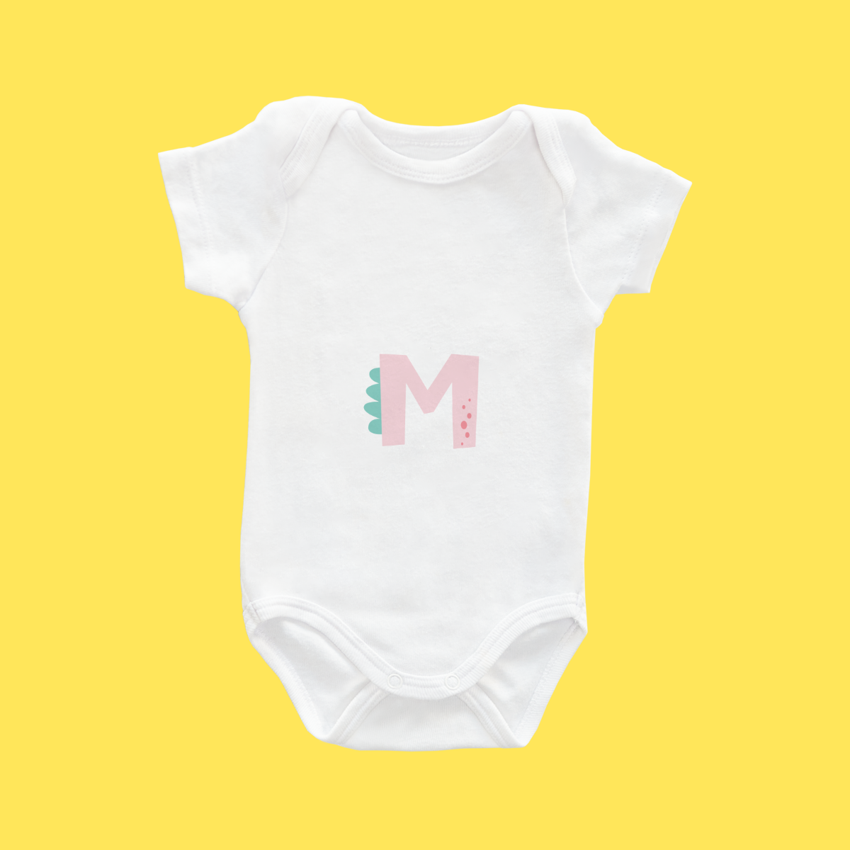 Baby Romper (Letter M)