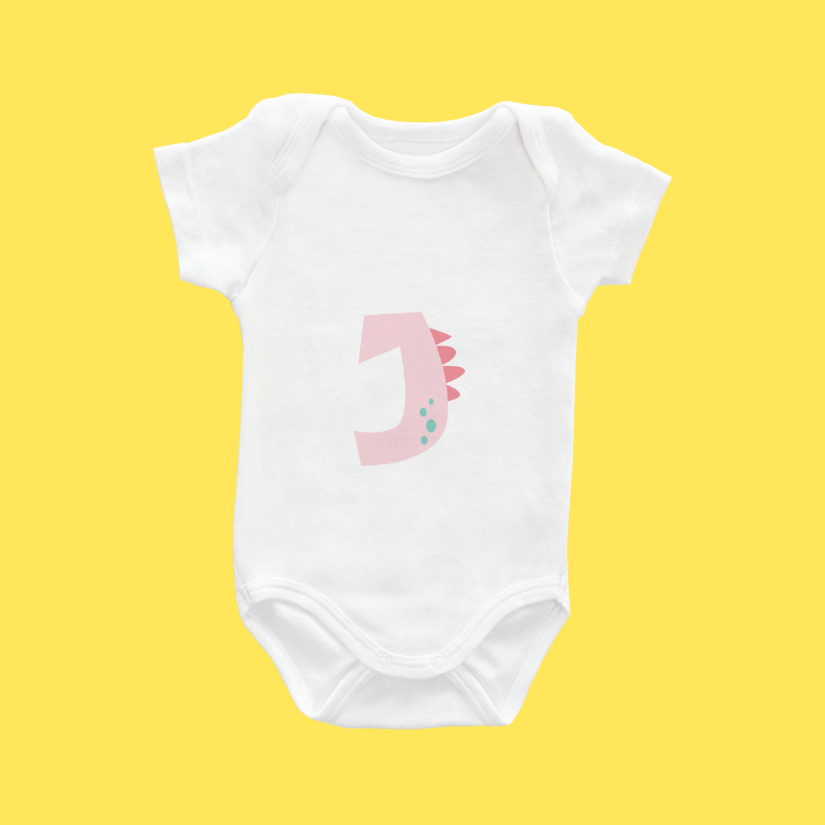 Baby Romper (Letter J)