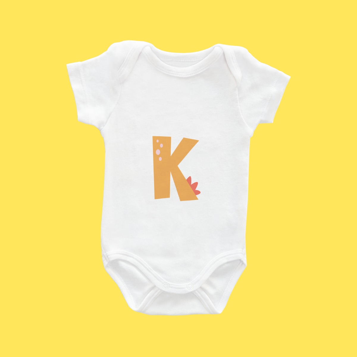 Baby Romper (Letter K)