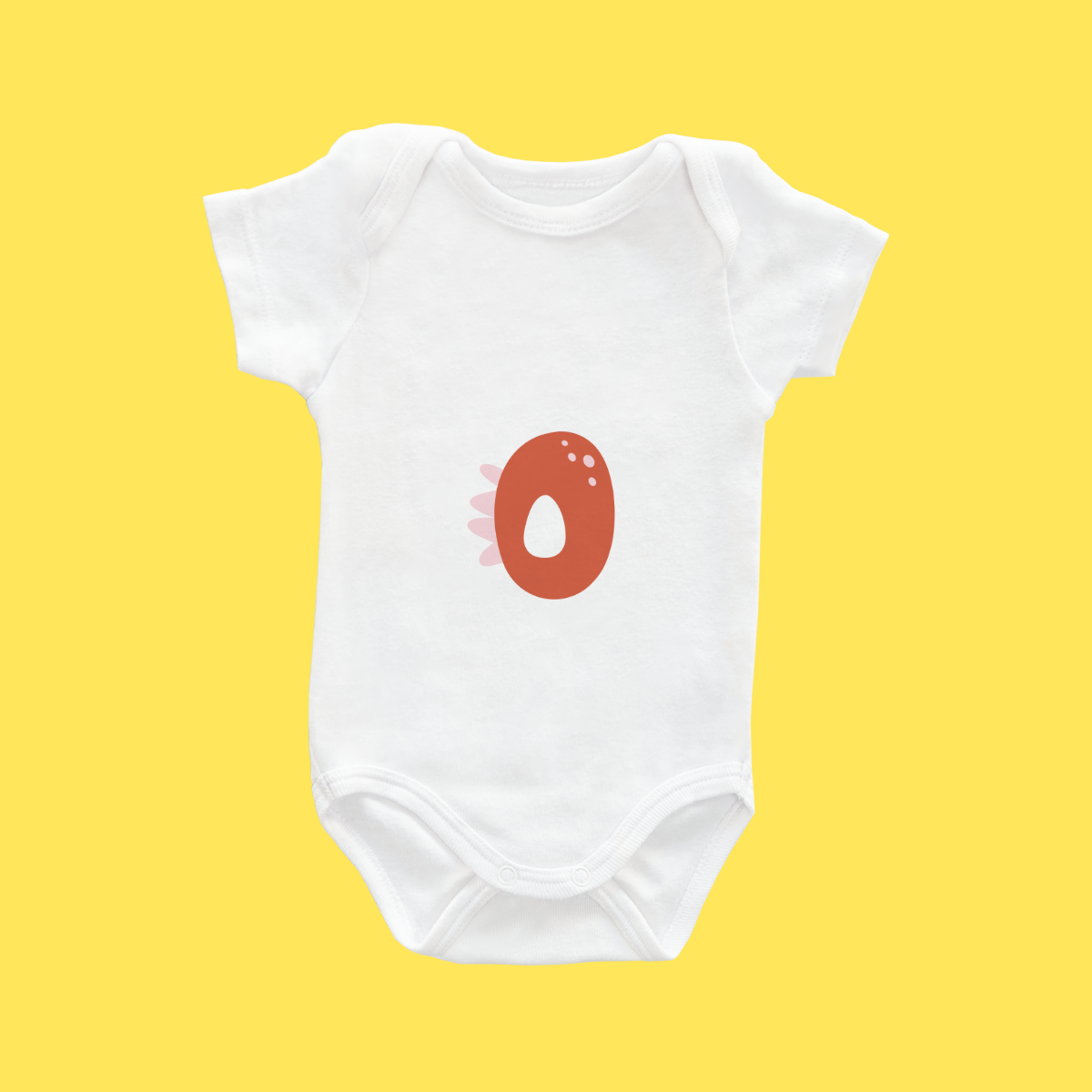 Baby Romper (Letter O)