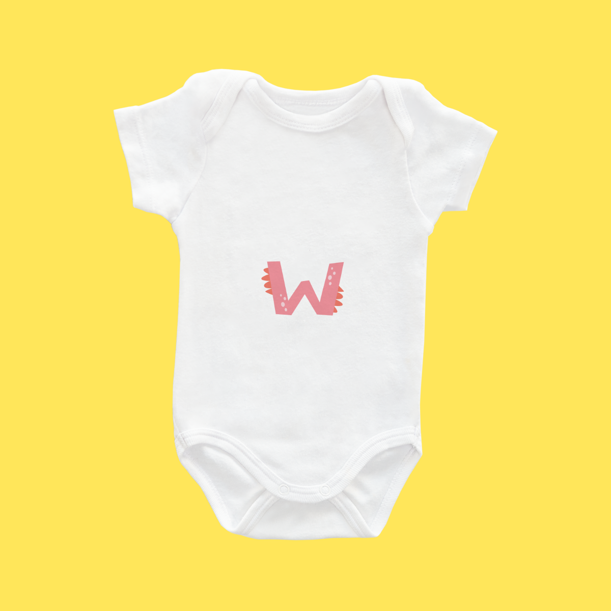 Baby Romper (Letter W)