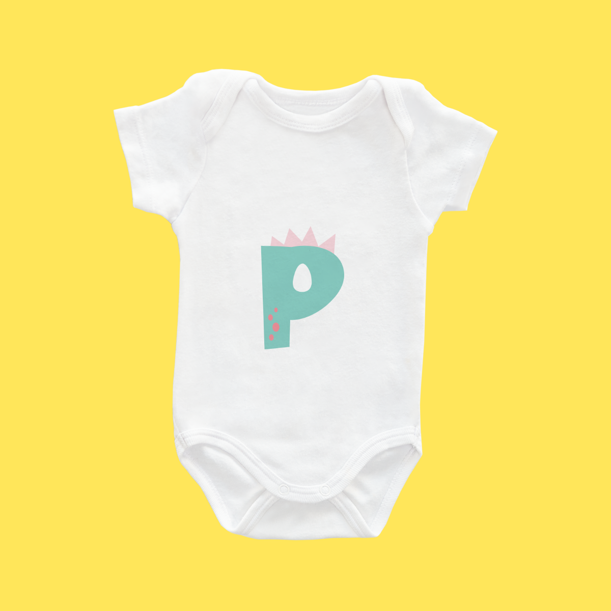 Baby Romper (Letter P)