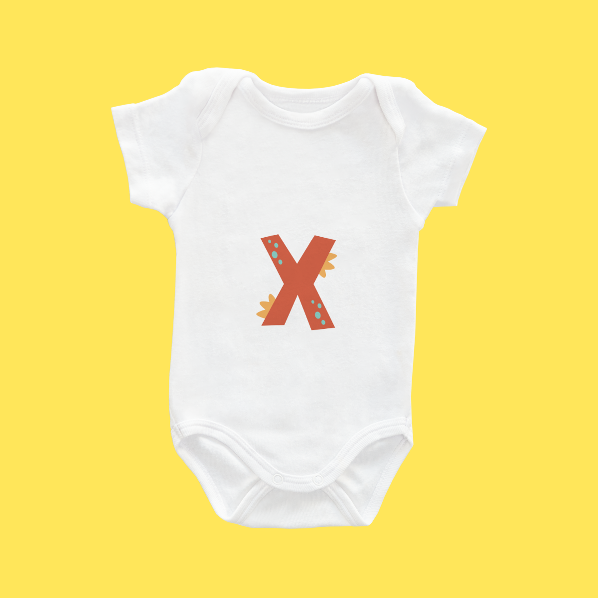 Baby Romper (Letter X)