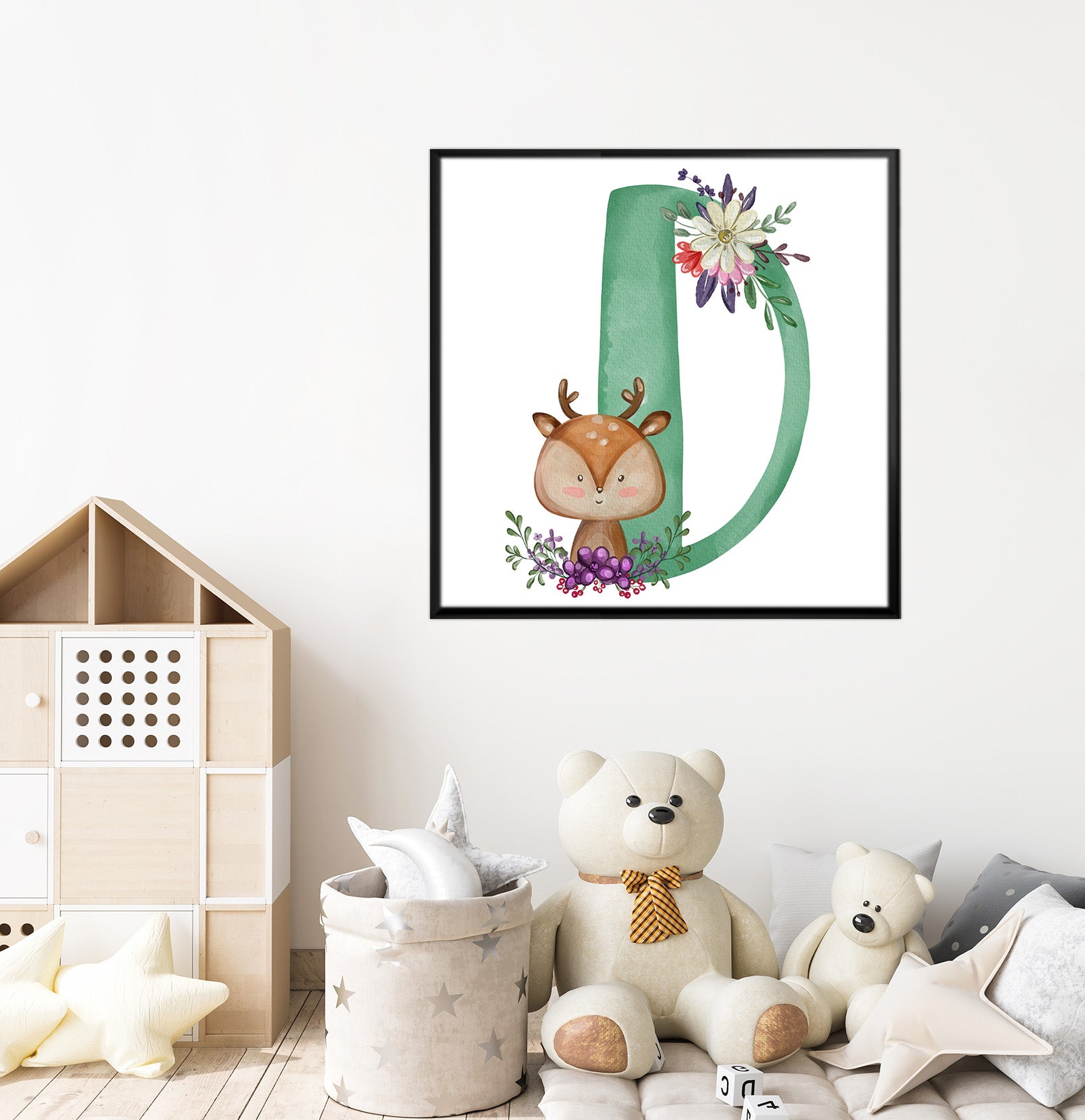 Wall Painting For Kid's Room (Letter D)