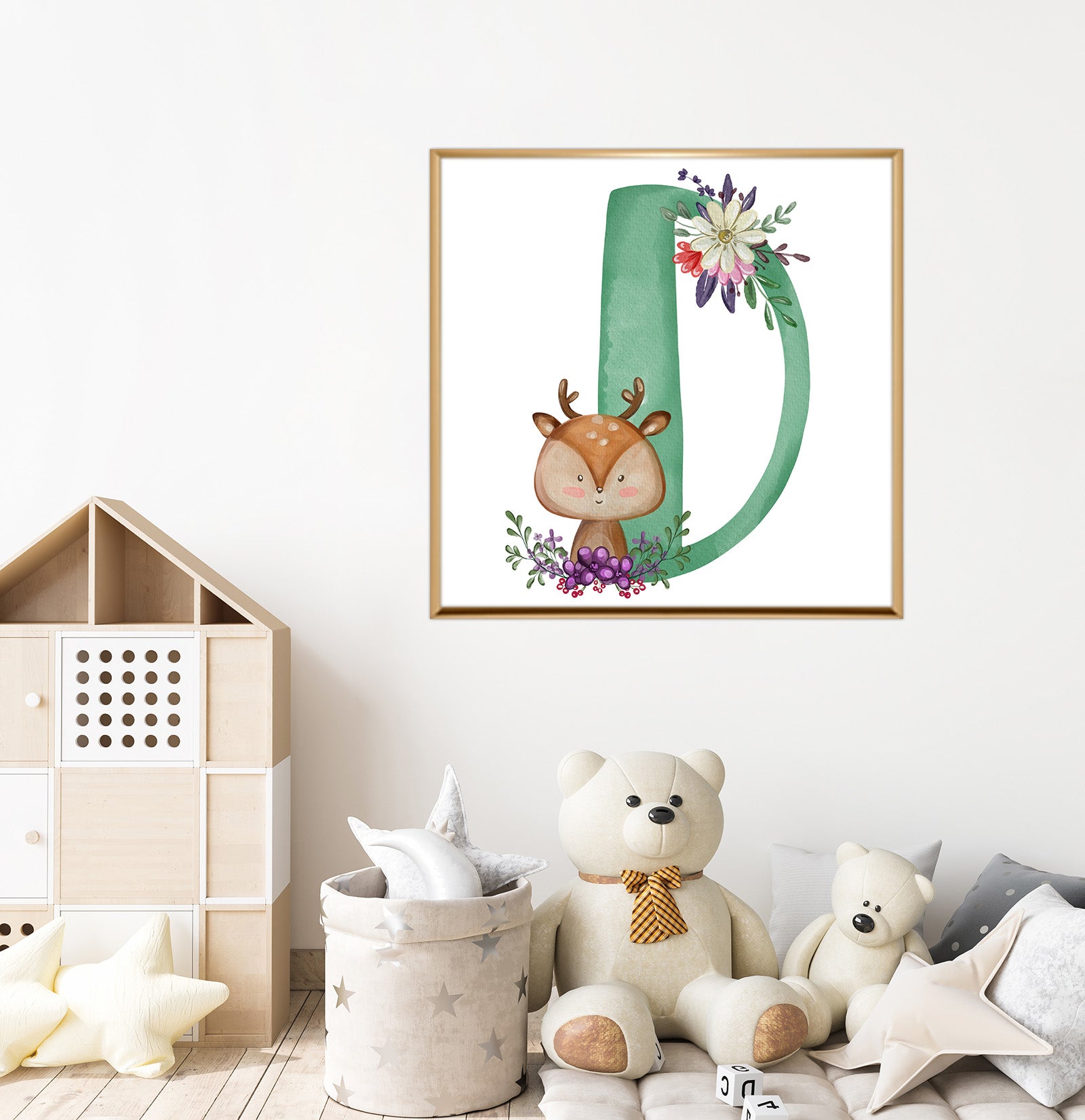 Wall Painting For Kid's Room (Letter D)