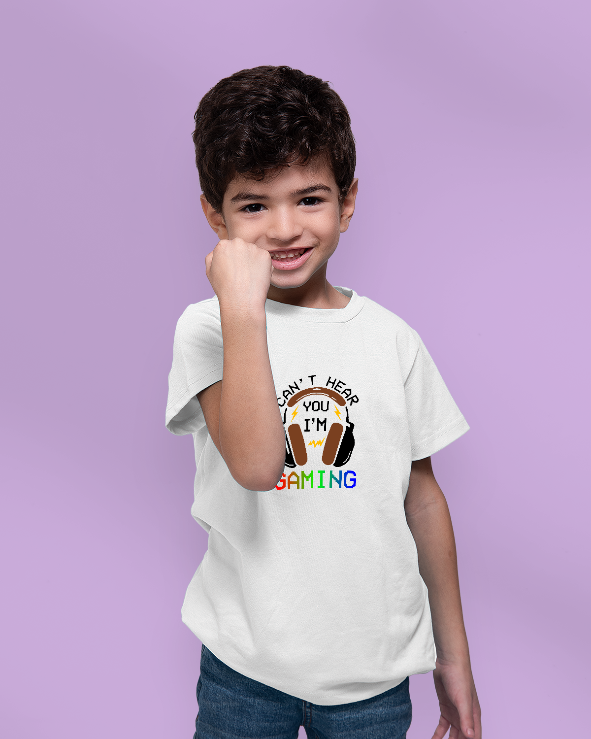 T-shirt For Boys (Can't Hear You I'm Gaming)