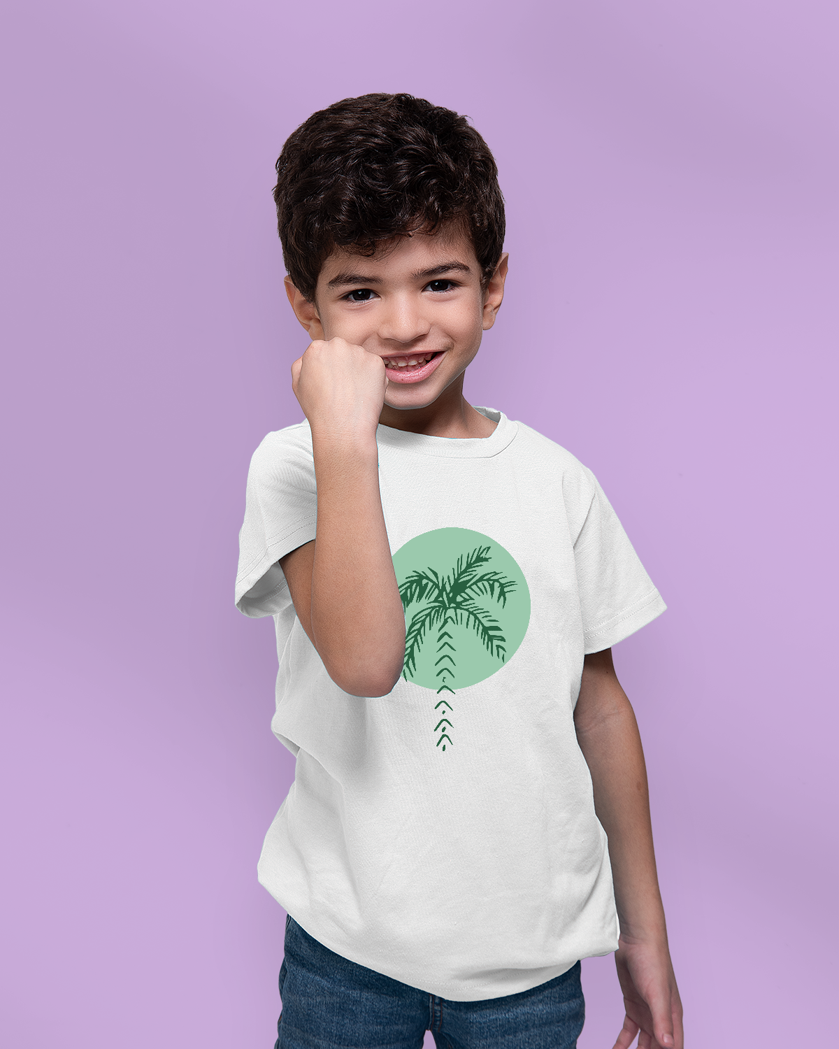 T-shirt For Boys (Palm)