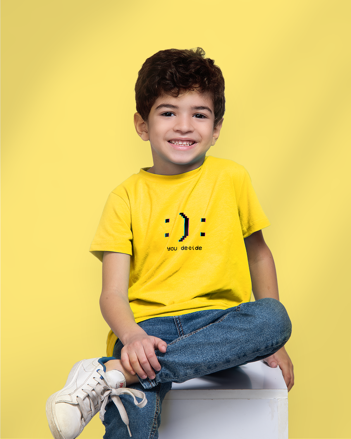 Boys' T-shirt (Happy or Sad, You Decide)