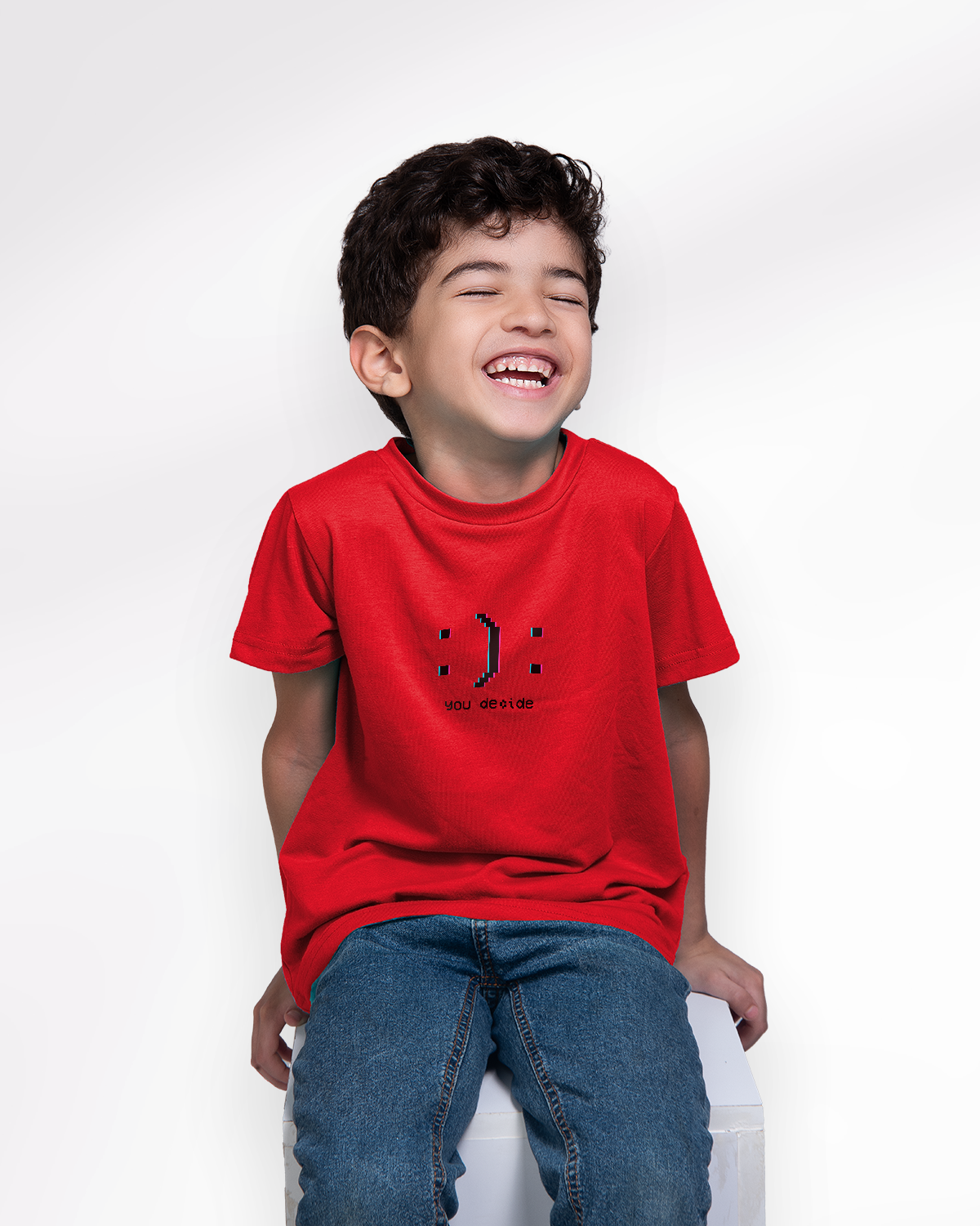 Boys' T-shirt (Happy or Sad, You Decide)