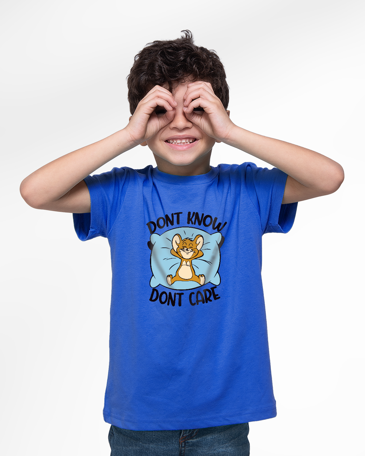 Boys' T-shirt (Don't Know Don't Care)