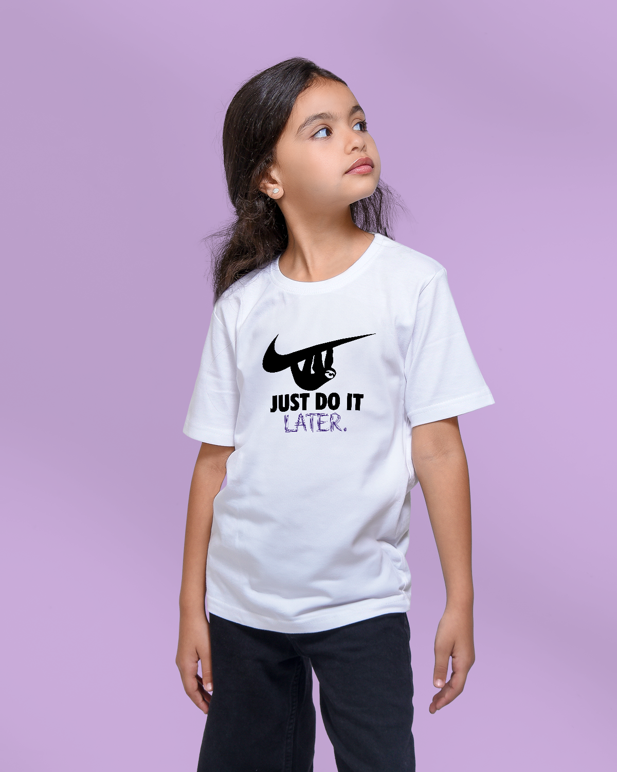 Girls' T-Shirt (Just Do It Later)