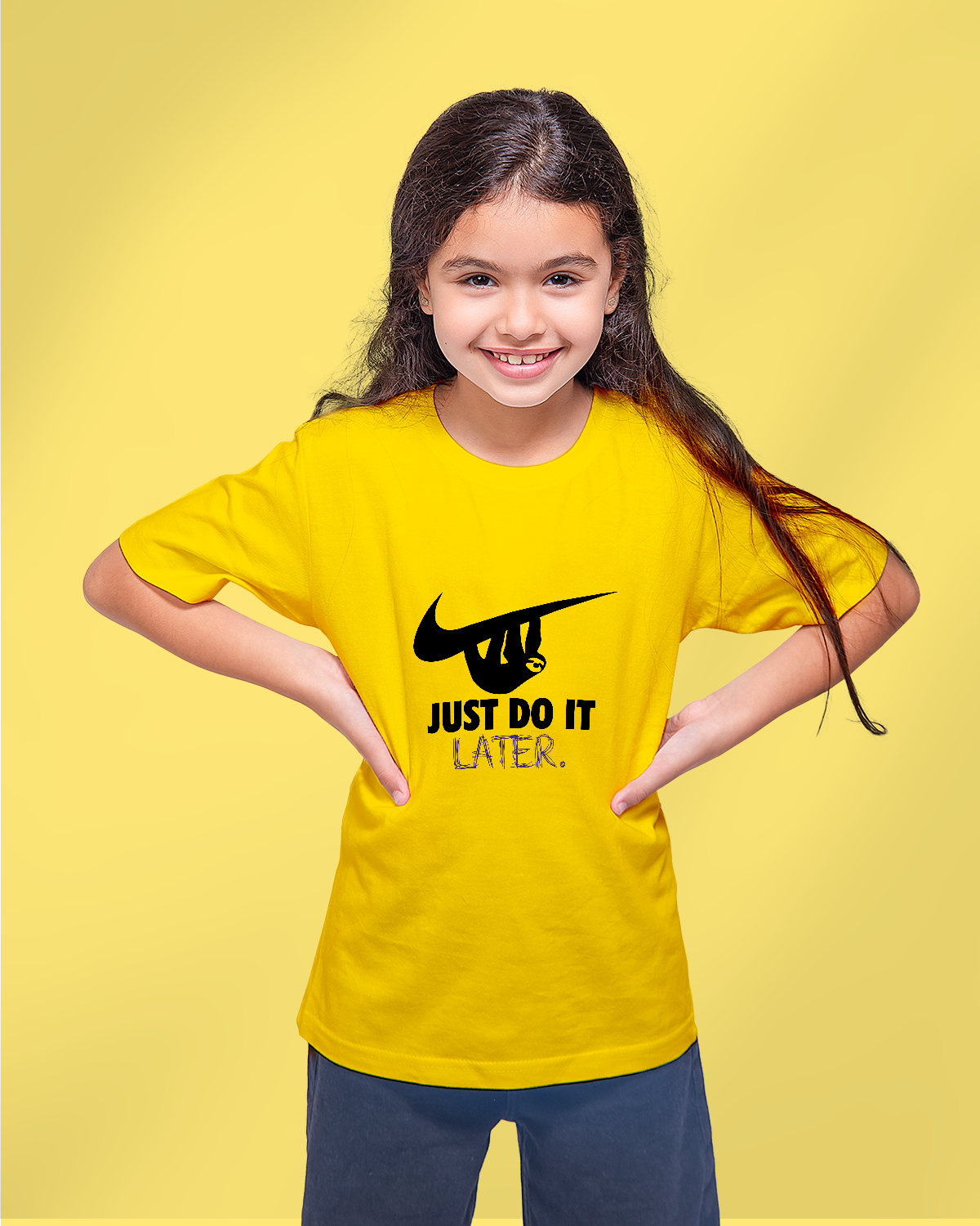 Girls' T-Shirt (Just Do It Later)