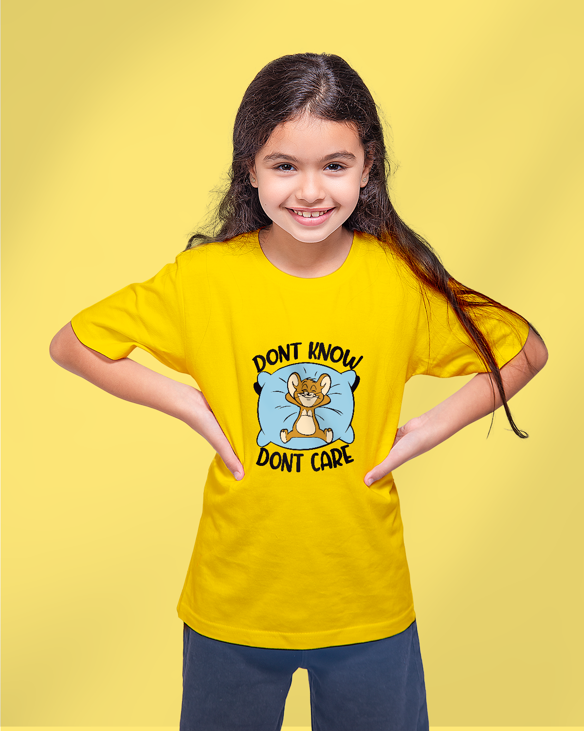 T-shirt For Girls (Don't Know Don't Care)