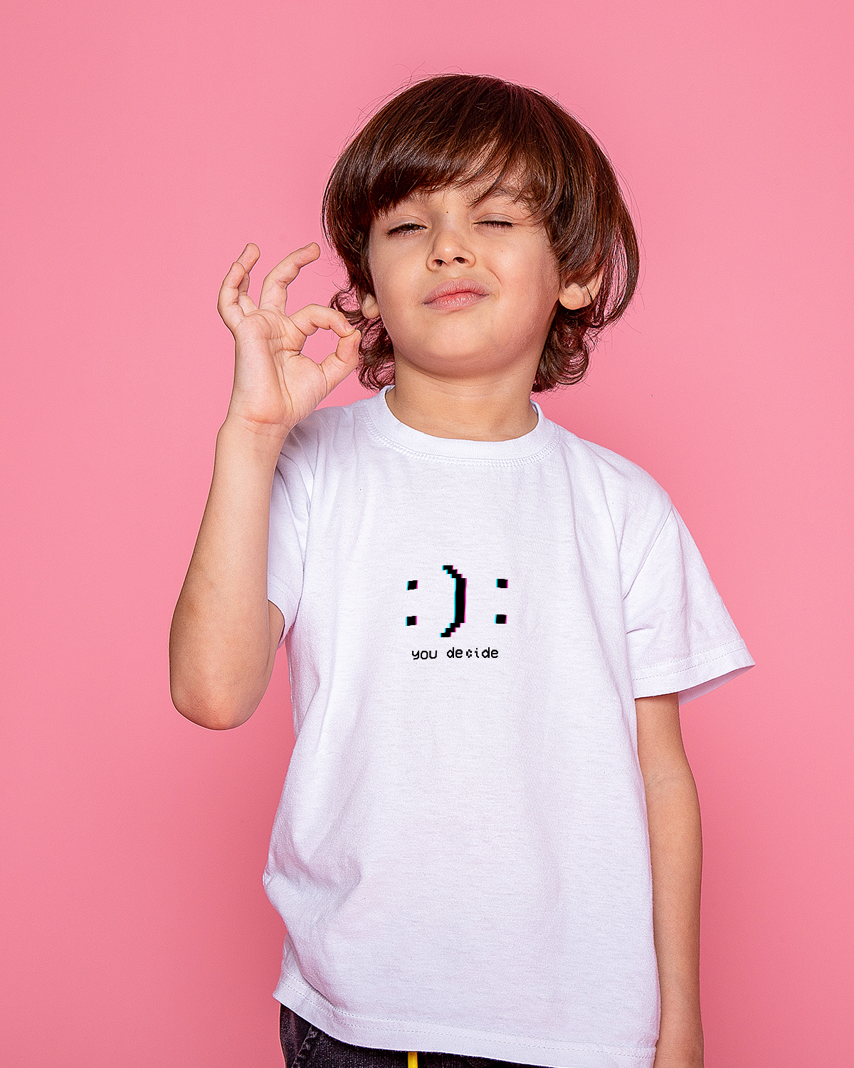 Boys' T-shirt (Happy or Sad, You Decide)