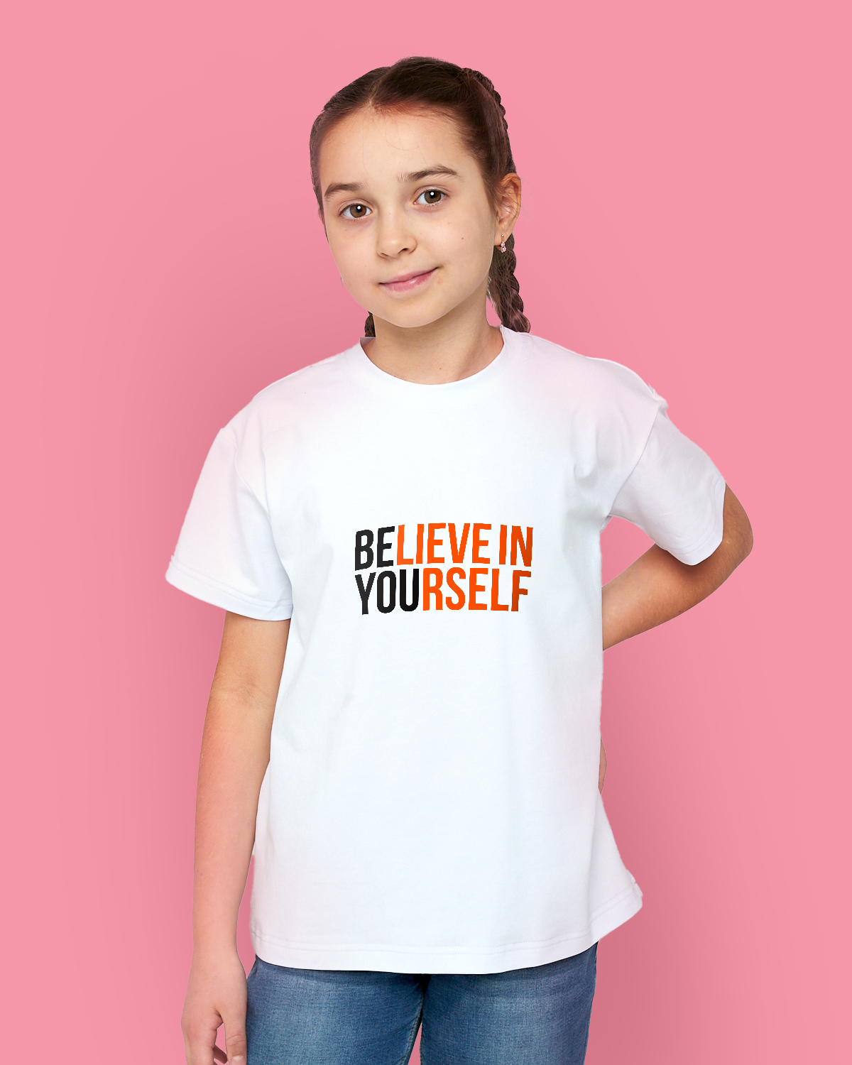 تيشيرت بناتي (Believe in Yourself)