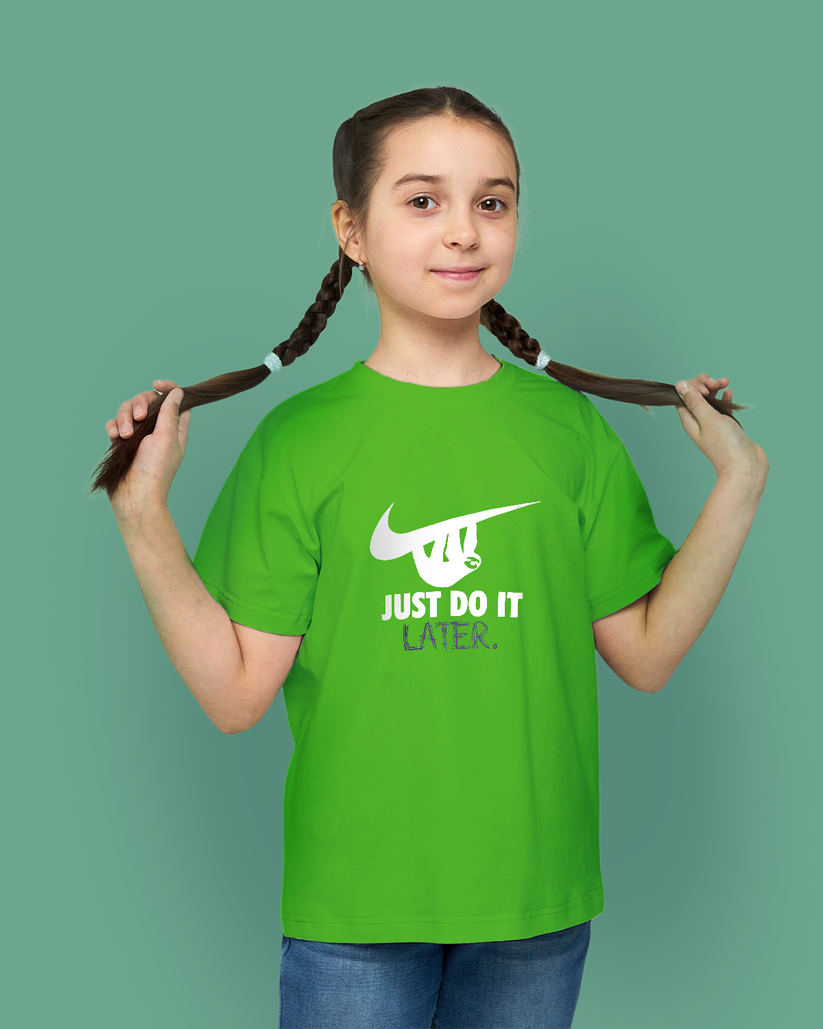 Girls' T-Shirt (Just Do It Later)