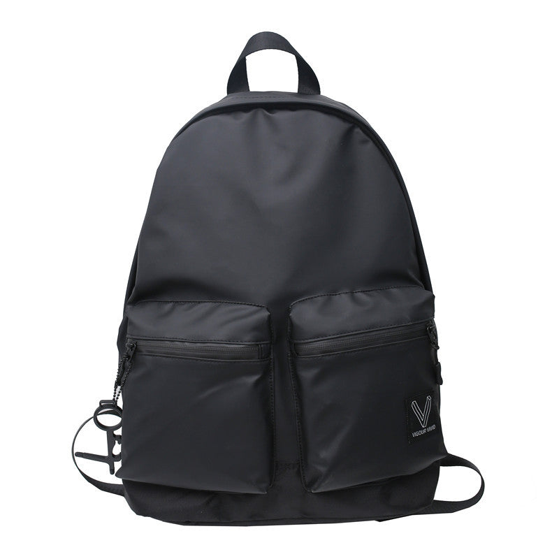 Oxford Cloth Large Capacity Solid Color Backpack