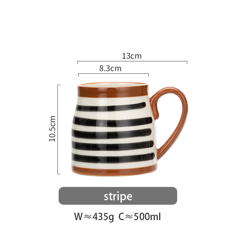 Mug Large Capacity Ceramic Cup Home Coffee Female Breakfast